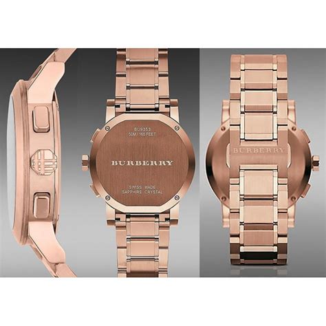 burberry u9353|burberry chronograph rose gold.